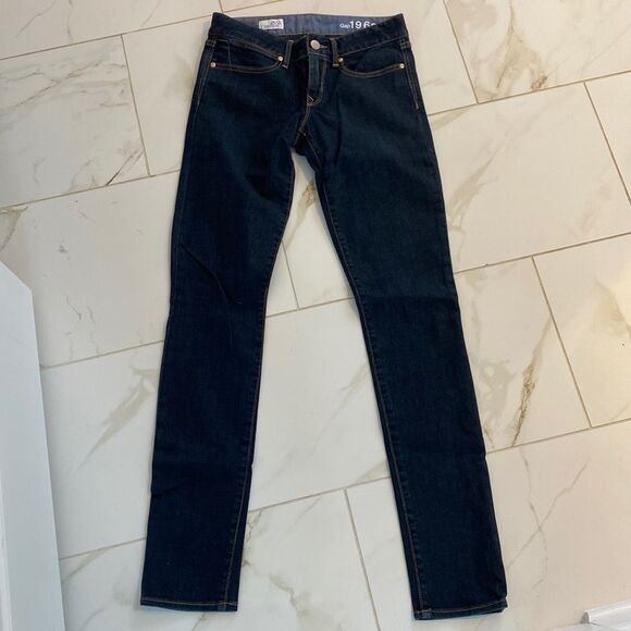 Sz 2/26L Long Dark Gap Always Skinny jeans - Picture 5 of 13